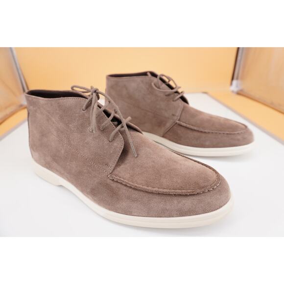 Canali Taupe Suede Chukka Hiking Boots Size 8 New Lace Up $595 New Ankle main image 9